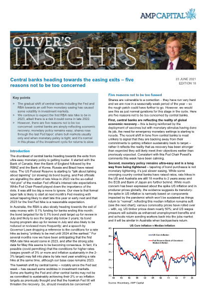 Oliver's Insights - Are central banks heading towards the easing exits